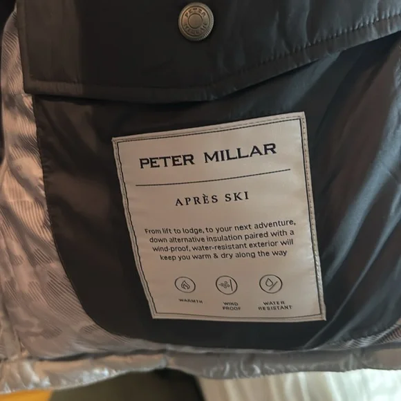 NWT Peter Millar tri color vest